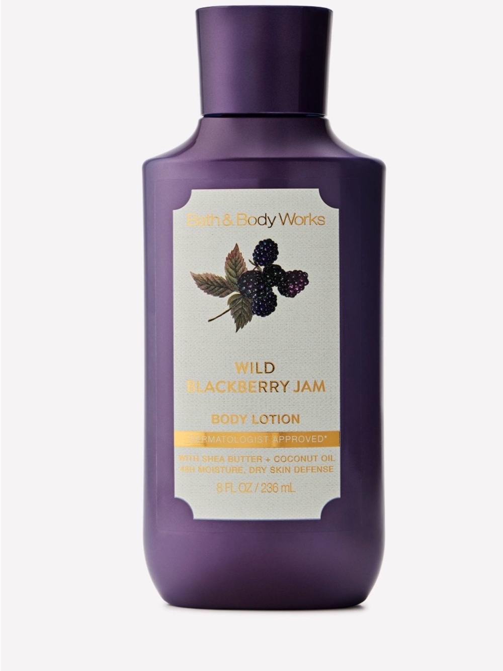 Bath & Body Works Wild Blackberry Jam Body Lotion - Purple